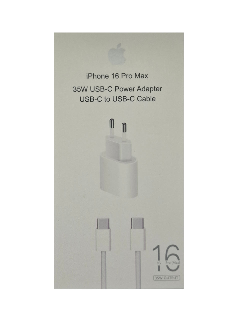 Adapter za napajanje 35W sa USB Type-C na Type-C kablom