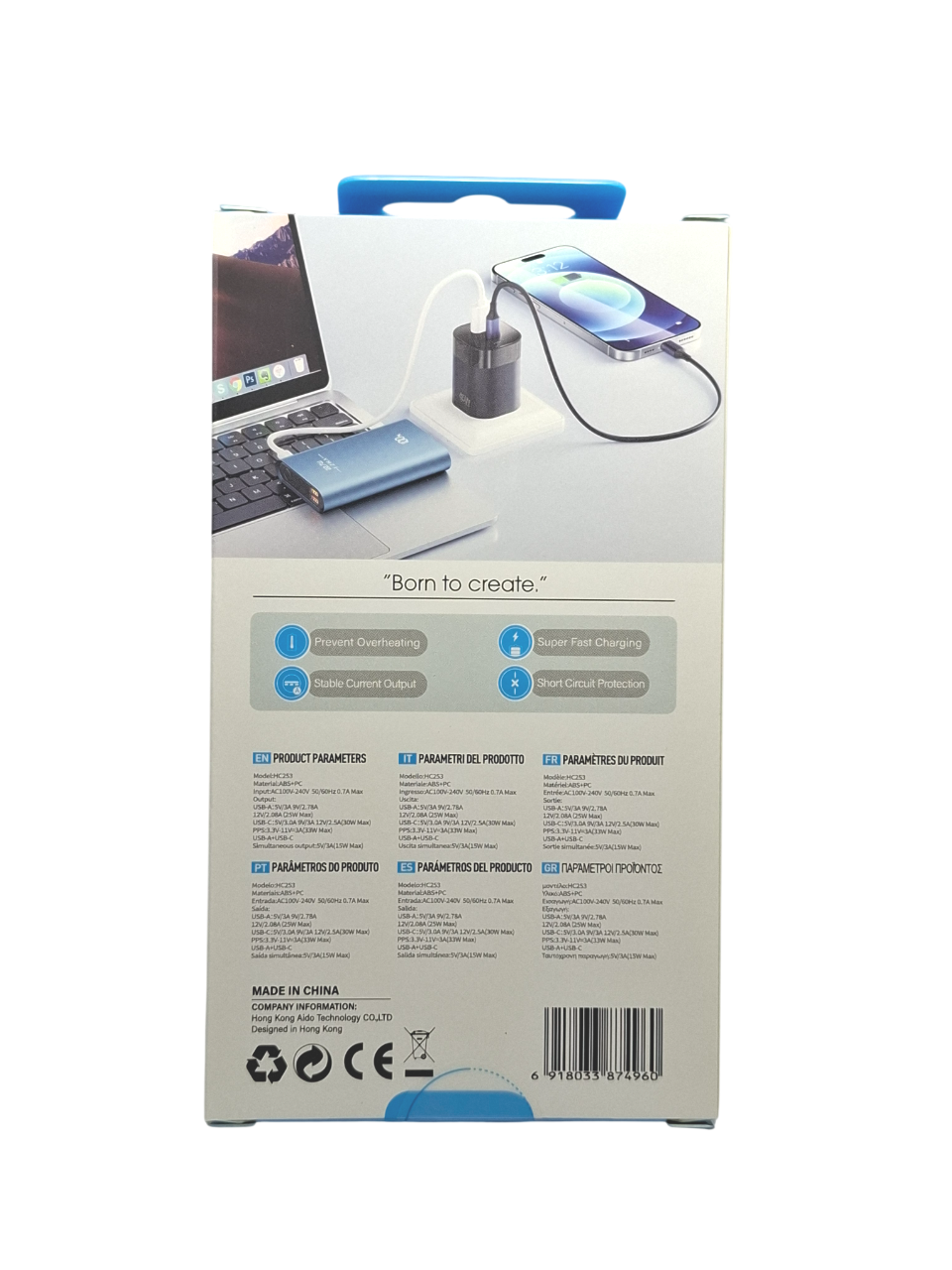 Adapter za napajanje HC253 45W - crni