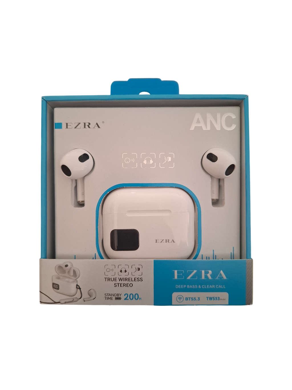 Bežične slušalice TWS53 - bijele