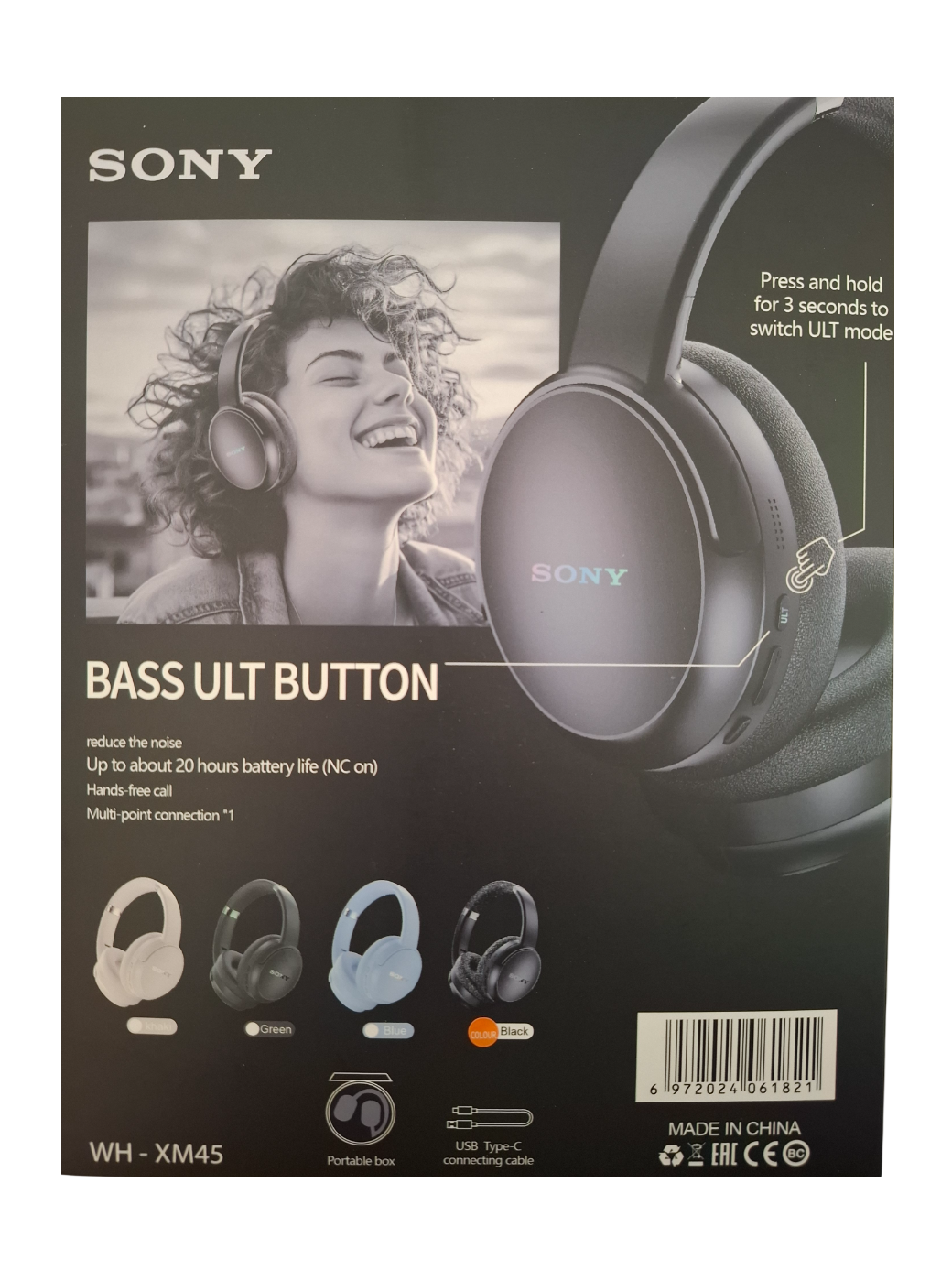 Bežične slušalice ULT Power Sound WH - XM45