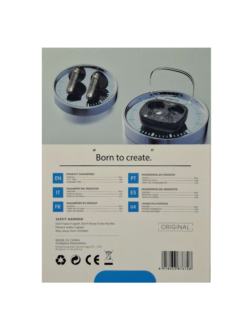 Bežične In-Ear slušalice ZERO Noise - Pure Bass TWS134 - crne