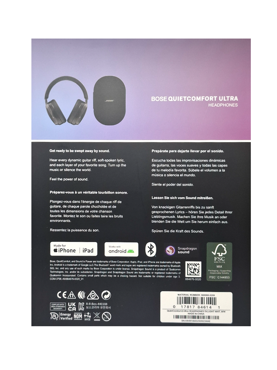 Bose QuietComfort Ultra slušalice - crne