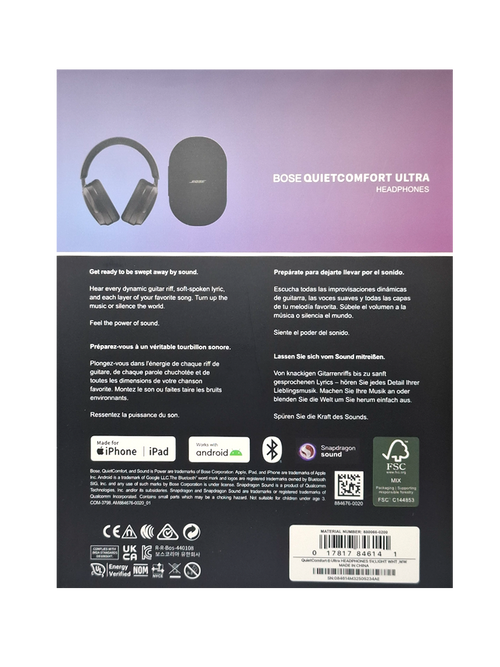 Bose QuietComfort Ultra slušalice - crne