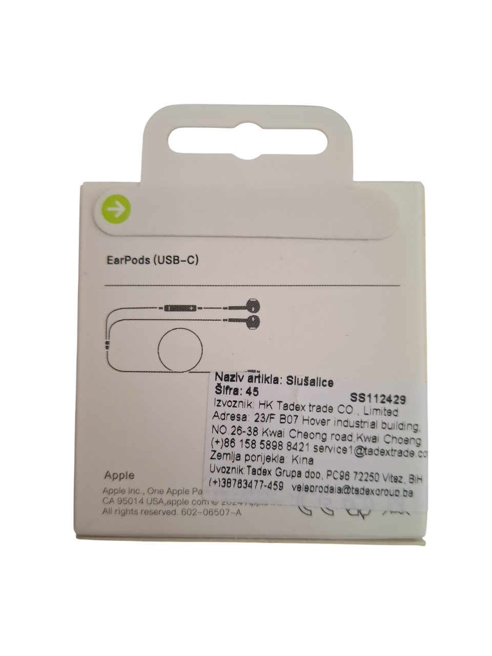 EarPods slušalice (USB-C priključak)