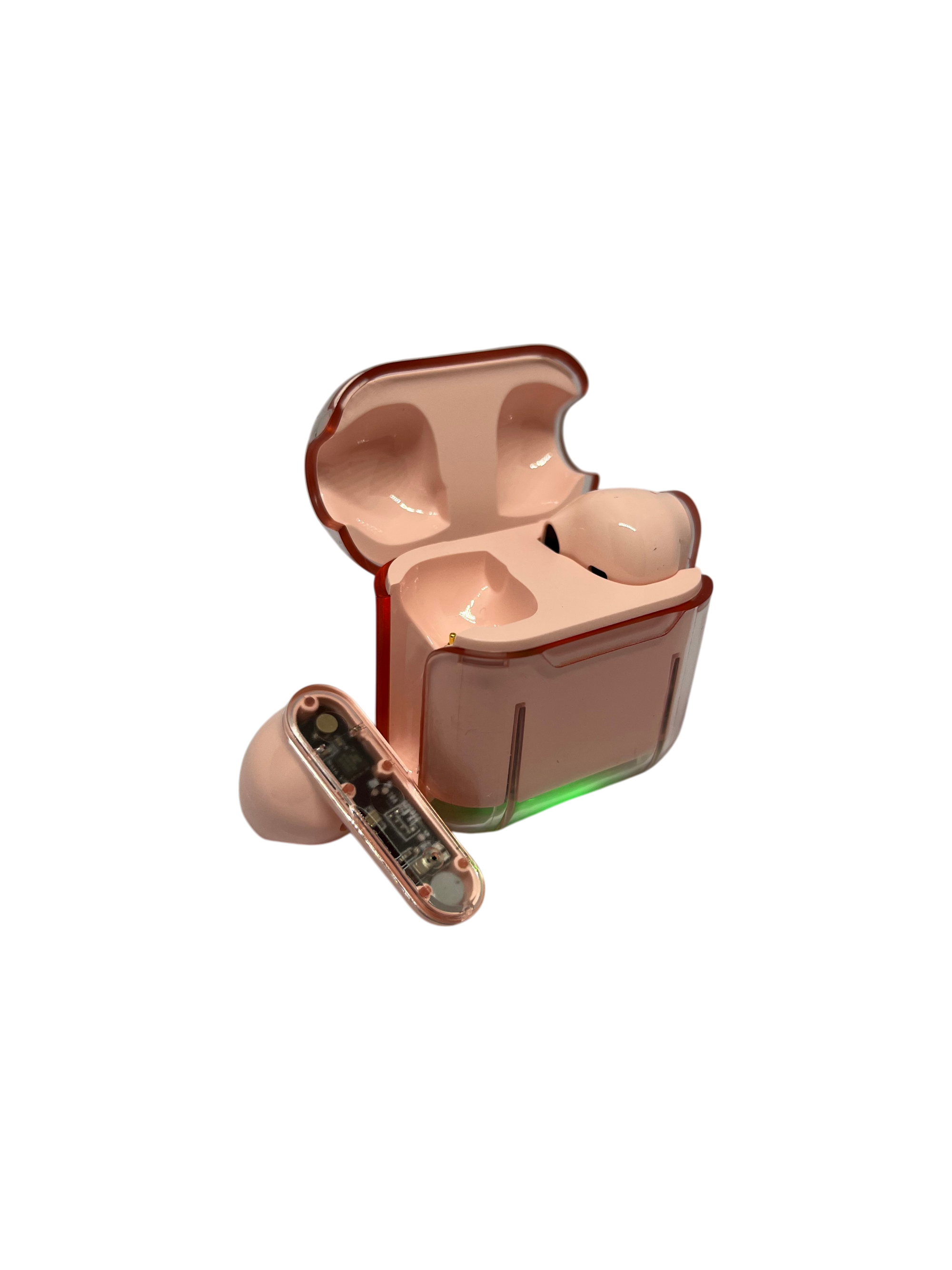 AKS Crystal TWS Smart Bluetooth Slušalice – Model AKS-T290 - roze