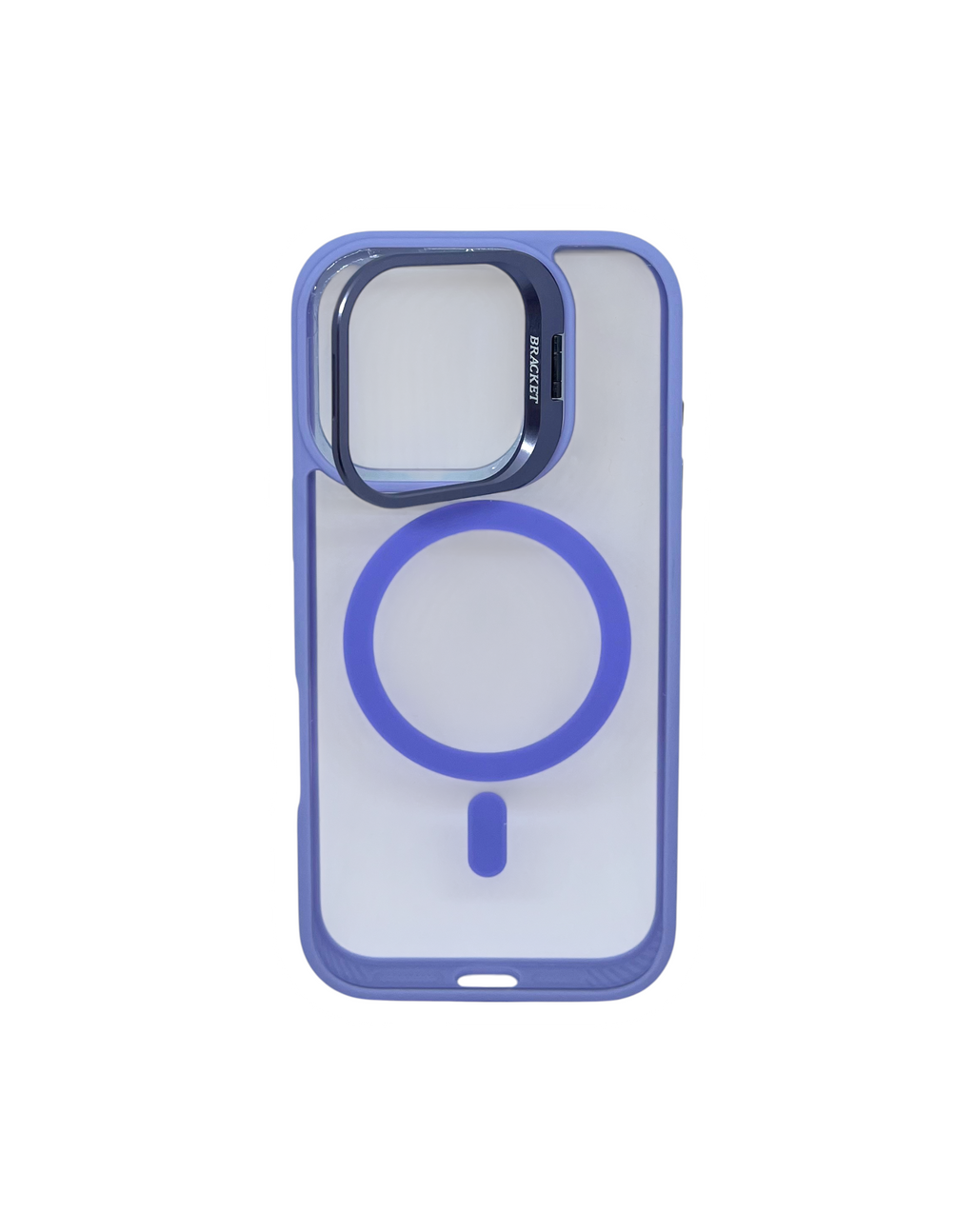 Metal Stand Case za iPhone 16 Pro - ljubičasta
