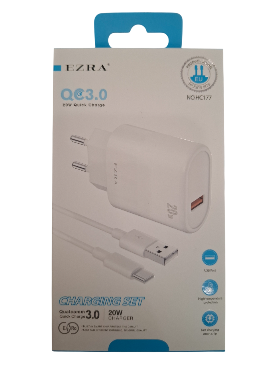 Adapter za napajanje HC177 20W - USB-C na Type-C
