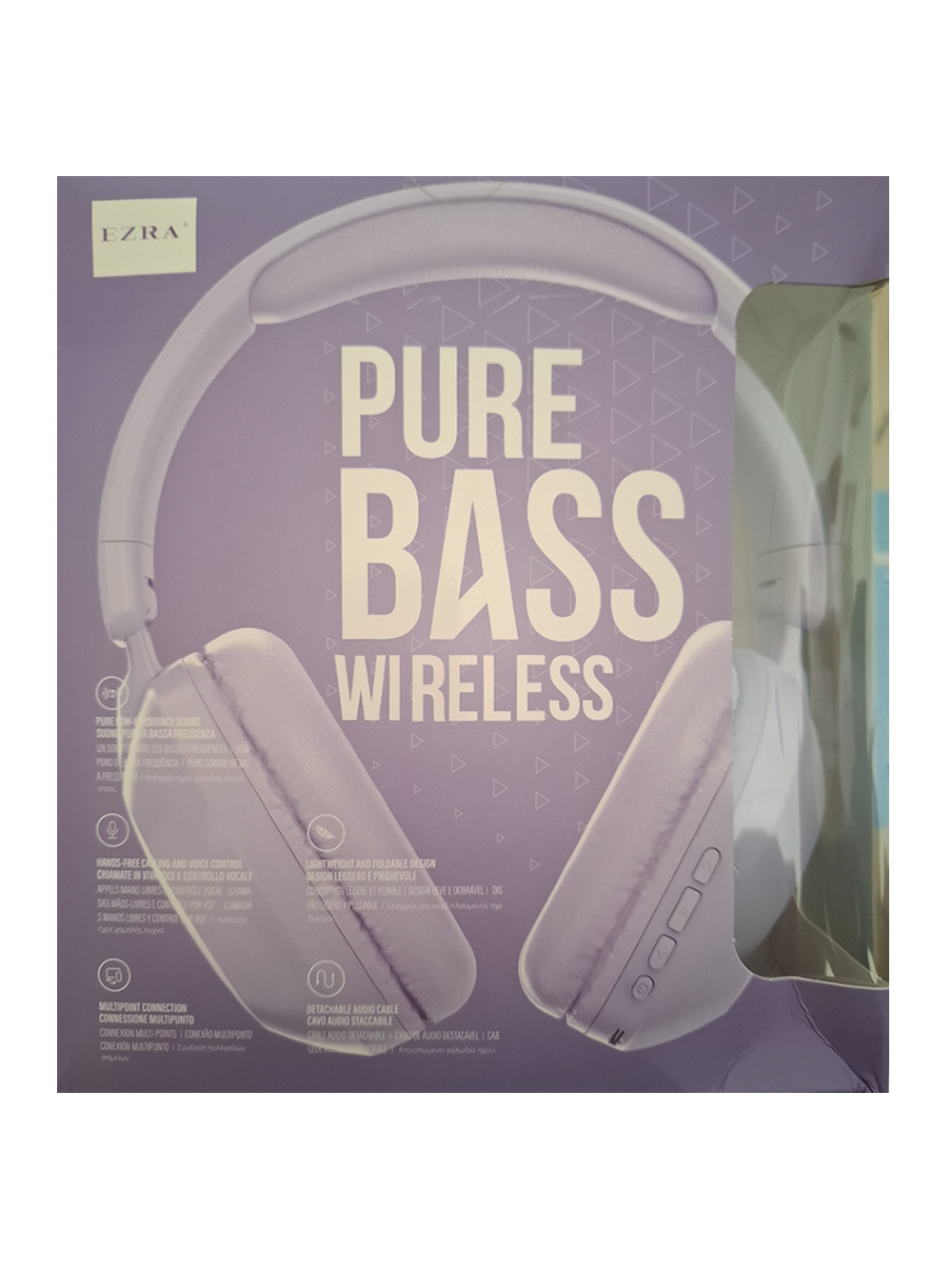 Pure Bass bežične slušalice BW84 - ljubičaste