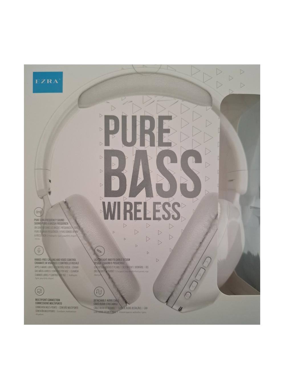 Pure Bass bežične slušalice BW84 - bijele