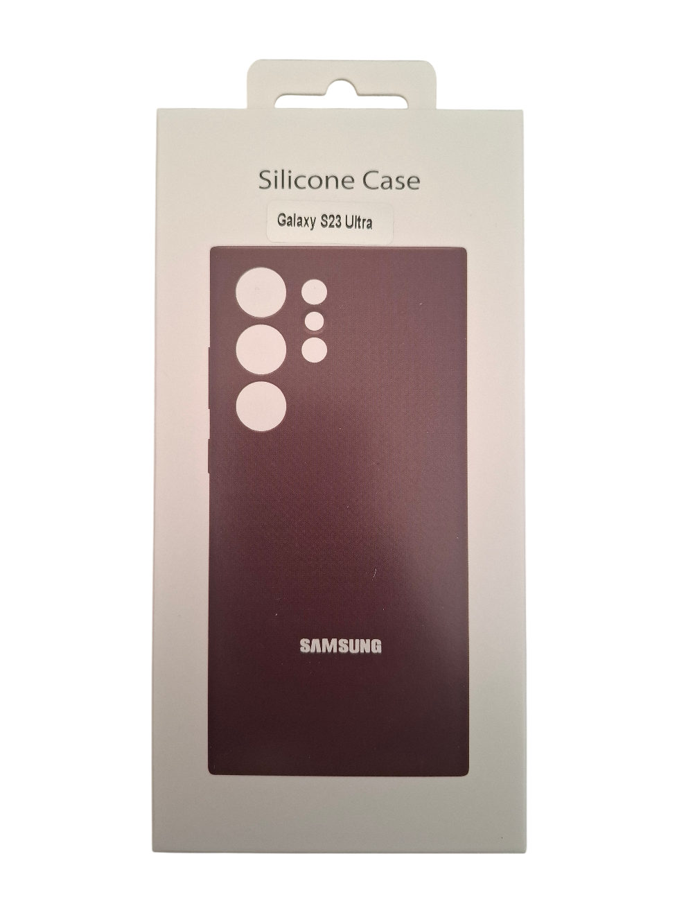 Silikonska maska za Samsung Galaxy S23 Ultra - bordo