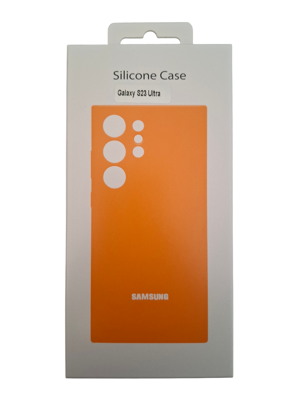 Silikonska maska za Samsung Galaxy S23 Ultra - narandžasta