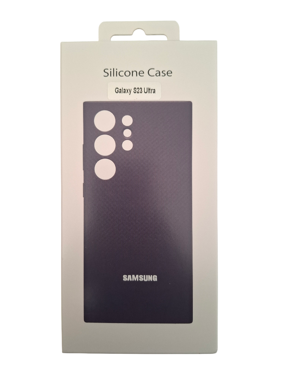 Silikonska maska za Samsung Galaxy S23 Ultra - tamno plava