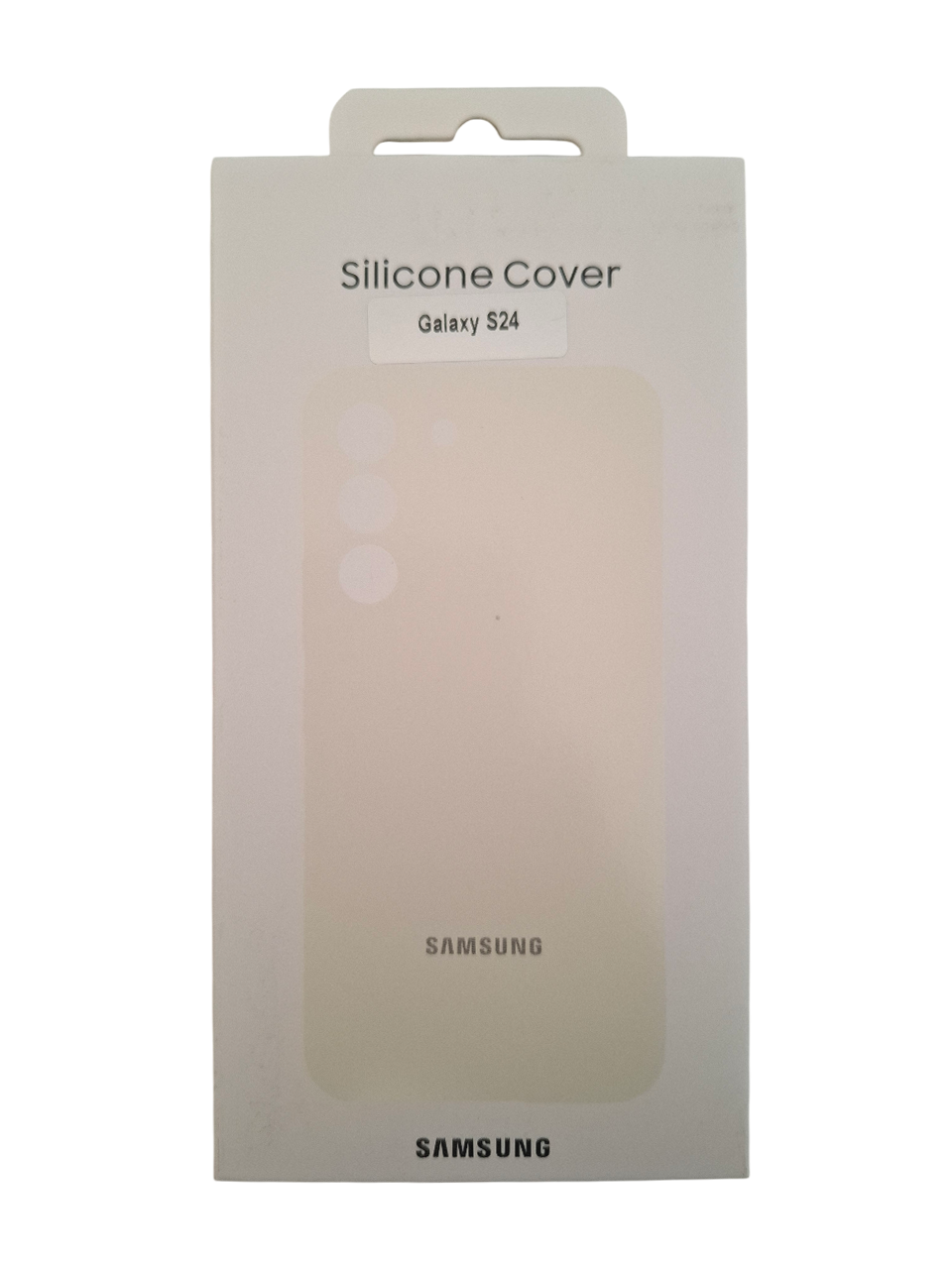 Silikonska maska za Samsung Galaxy S24 - krem