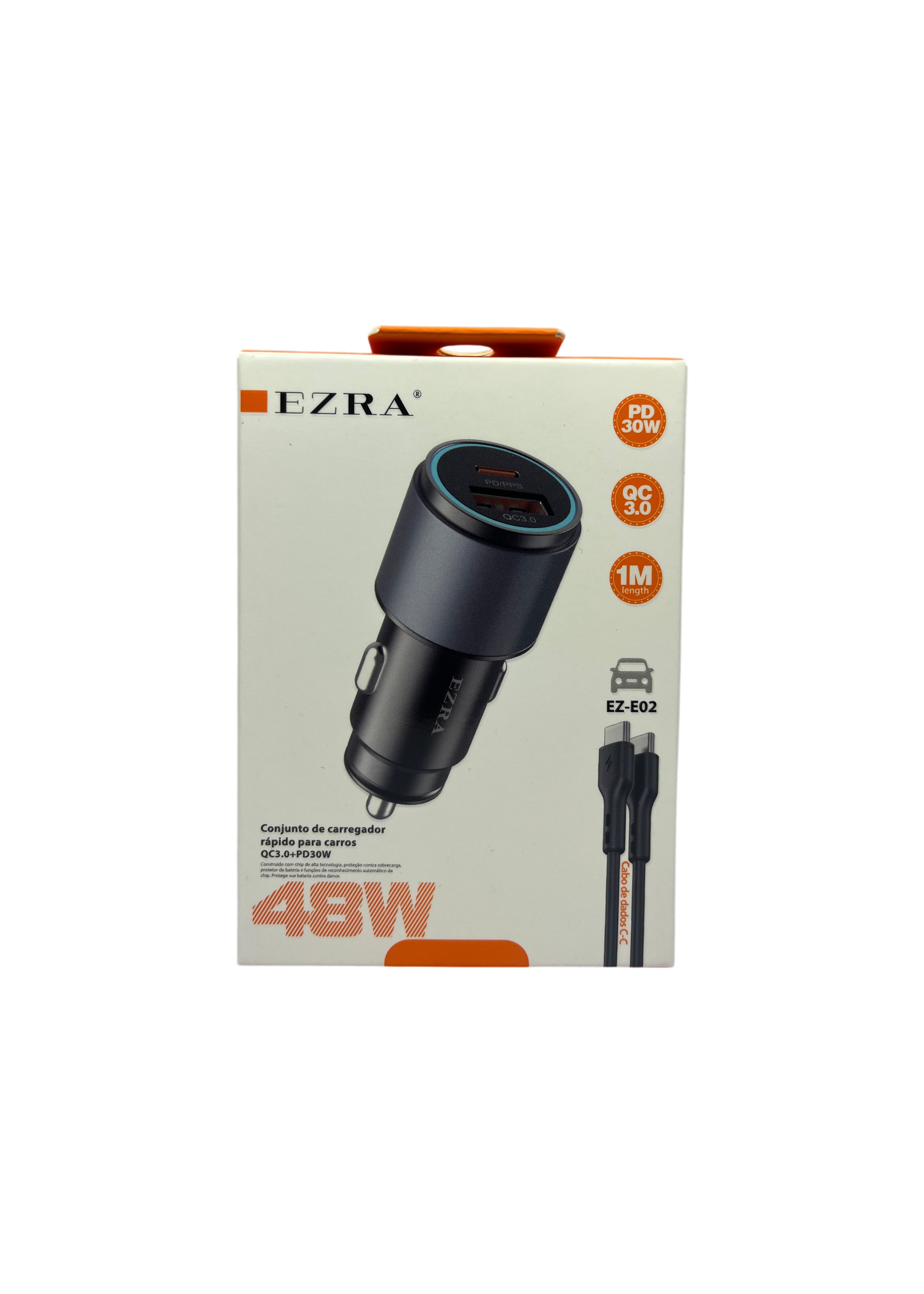Auto punjač EZ-E02 sa USB-C kablom