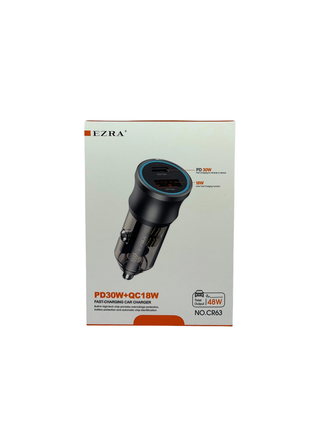 Auto punjač CR63 (PD 30W + QC 18W)