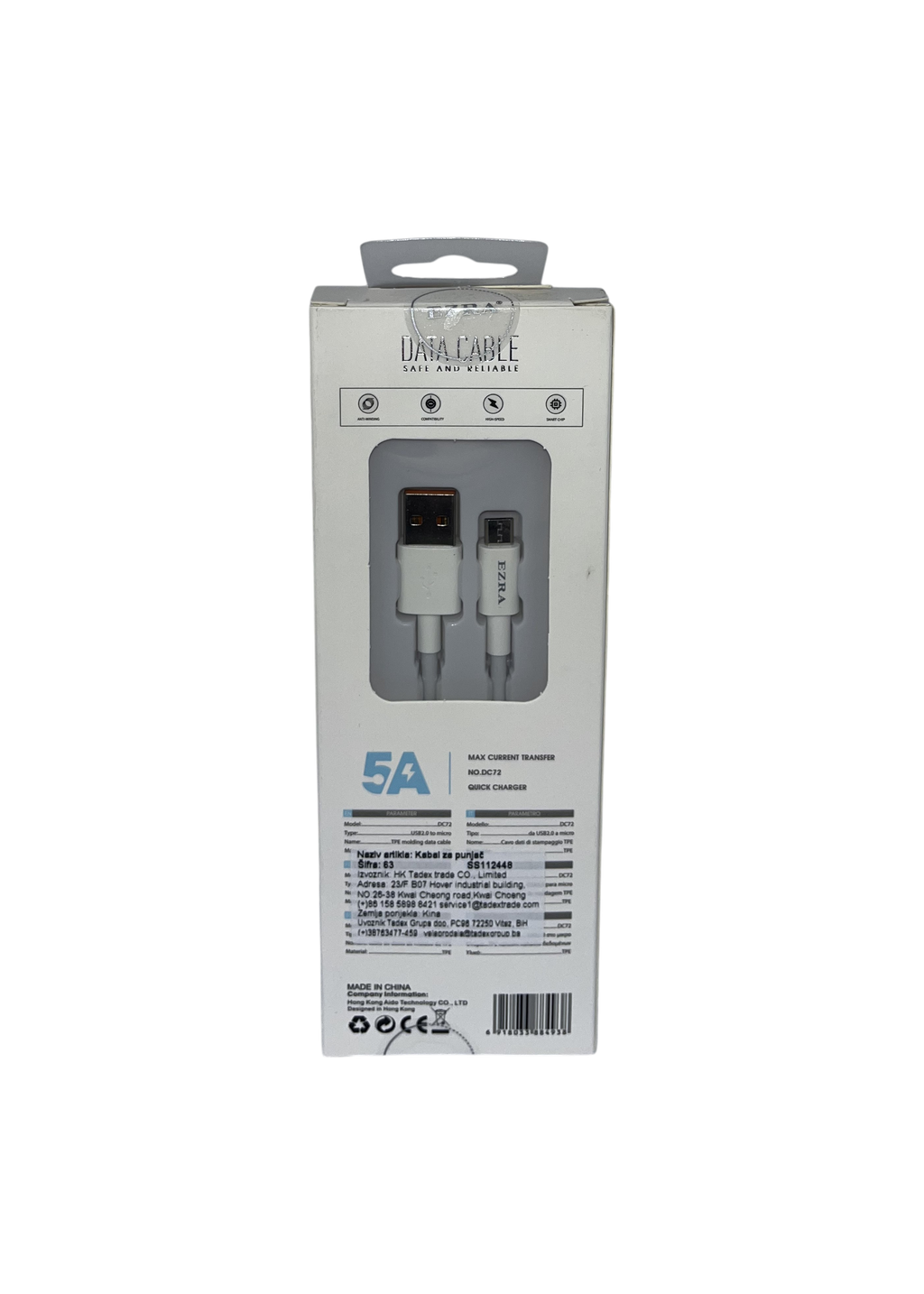 USB kabal za brzo punjenje DC72