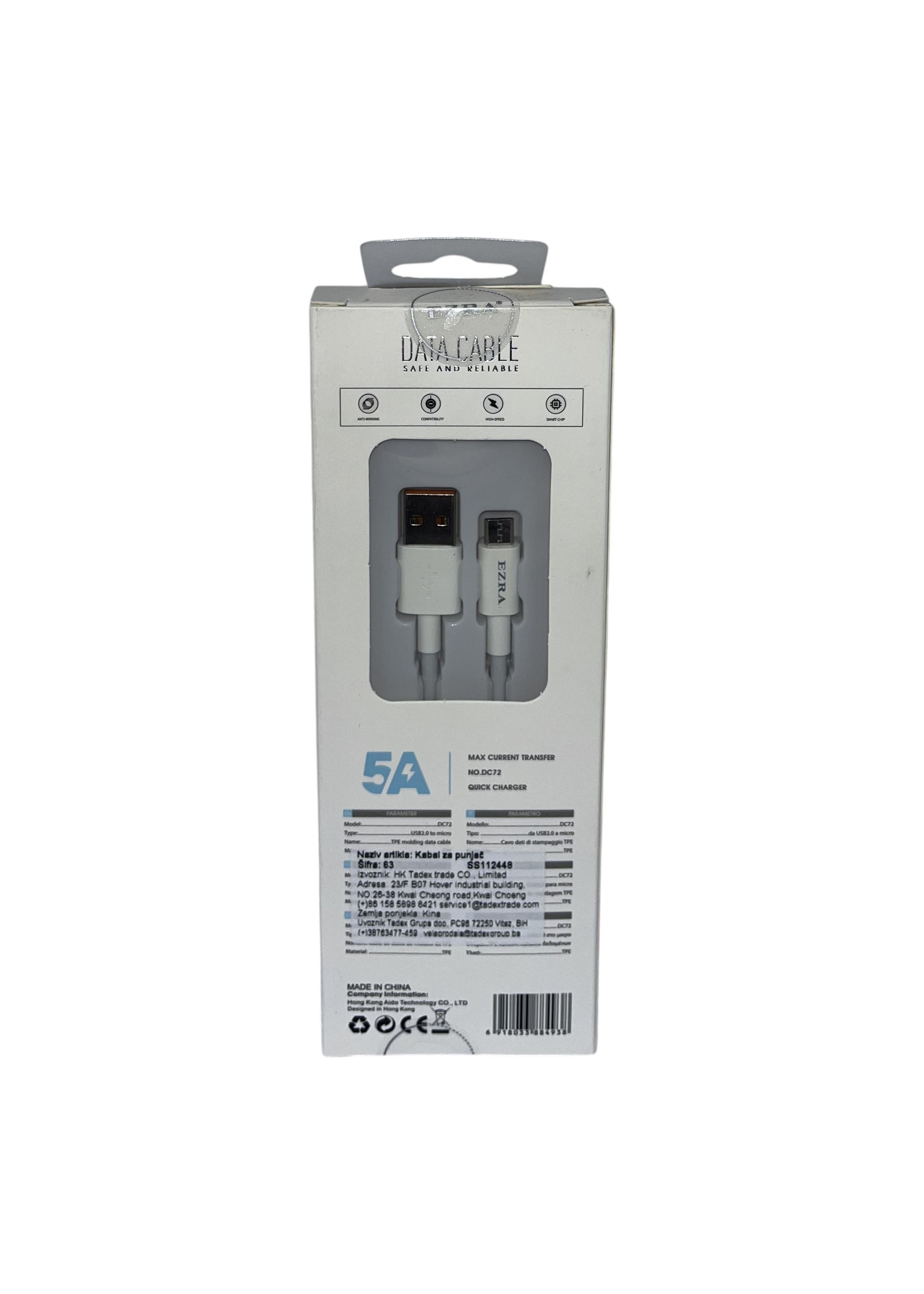 USB kabal za brzo punjenje DC72