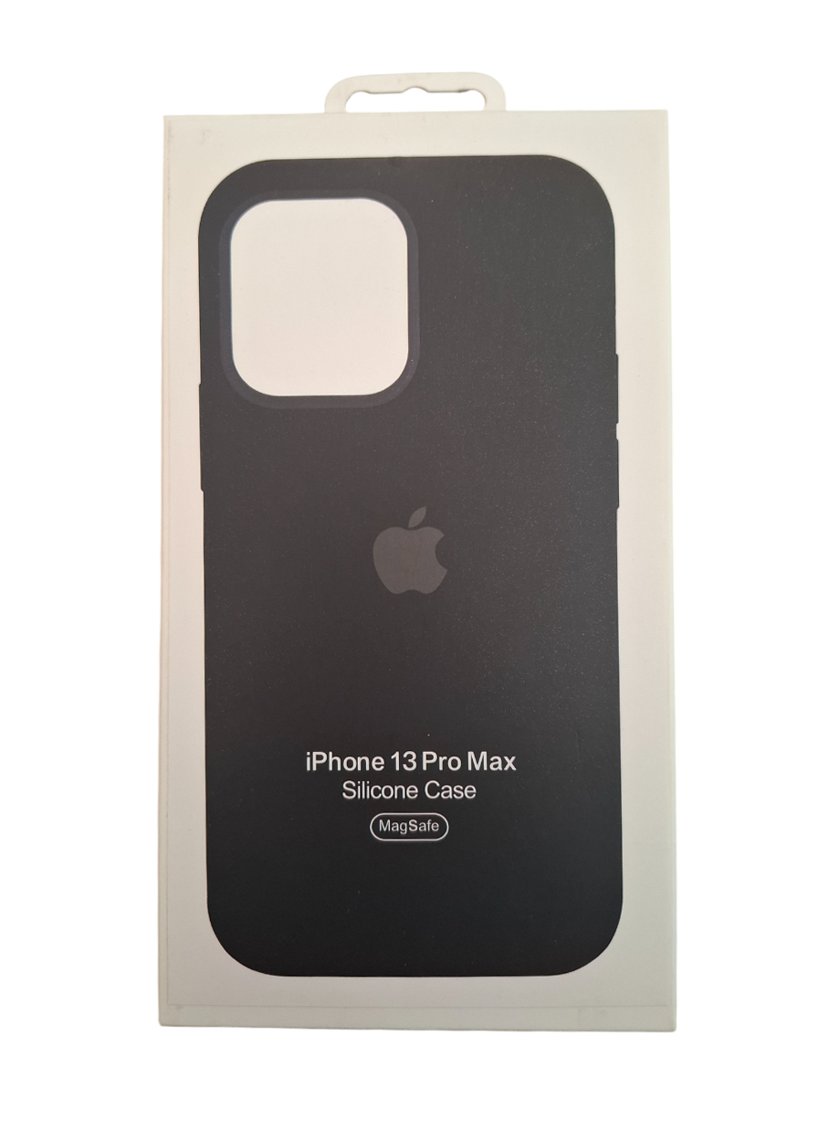 Silikonska maska za iPhone 13 Pro Max (MagSafe) - crna