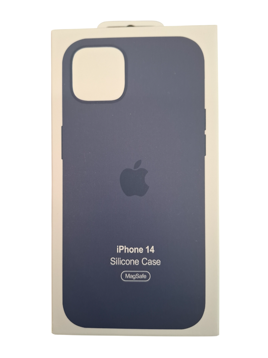 Silikonska maska za iPhone 14 (MagSafe) - plava