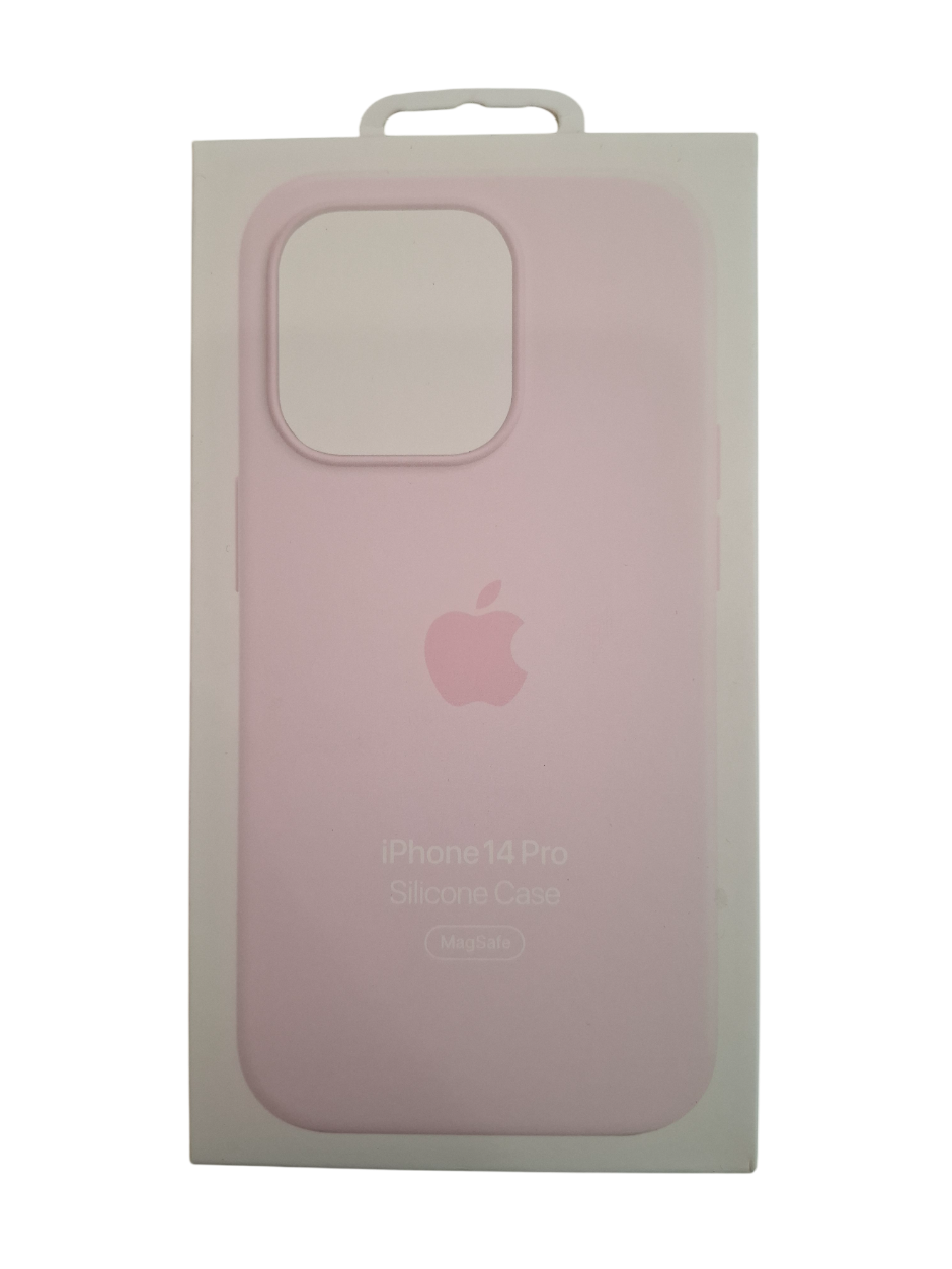 Silikonska maska za iPhone 14 Pro (MagSafe) - roza