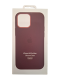 Silikonska maska za iPhone 14 Pro Max (MagSafe) - bordo