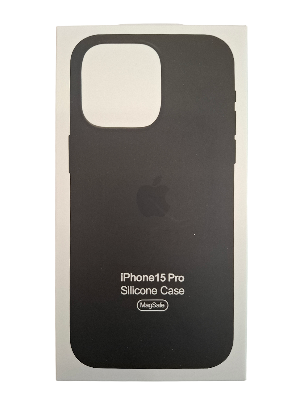 Silikonska maska za iPhone 15 Pro (MagSafe) - crna