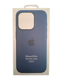 Silikonska maska za iPhone 15 Pro (MagSafe) - plava