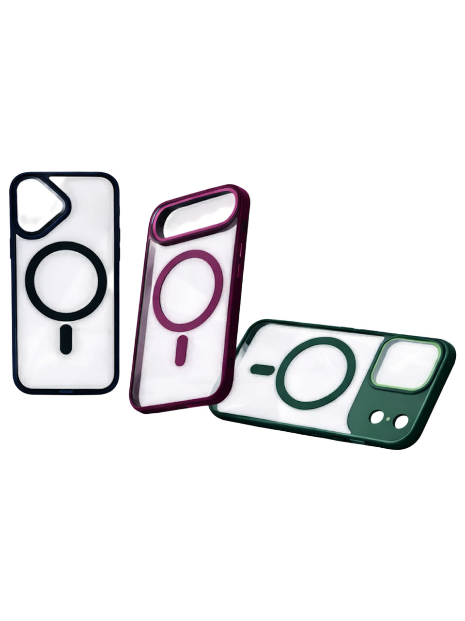 Silikonske prozirne maske za iPhone 13, 14, 15, 16 i 17 MagSafe (AKCIJA 9 + 1 GRATIS)