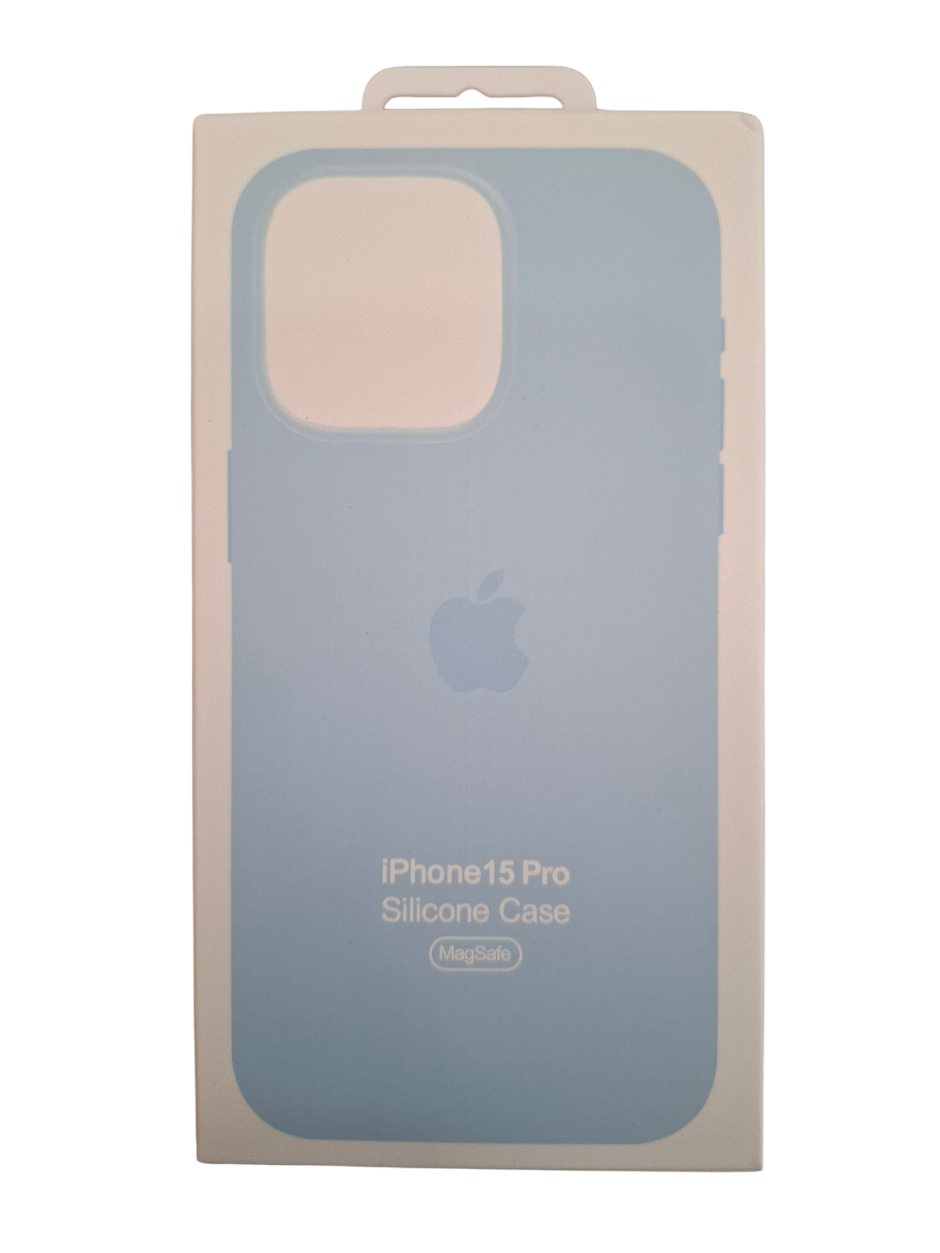 Silikonska maska za iPhone 15 Pro (MagSafe) - svijetlo plava