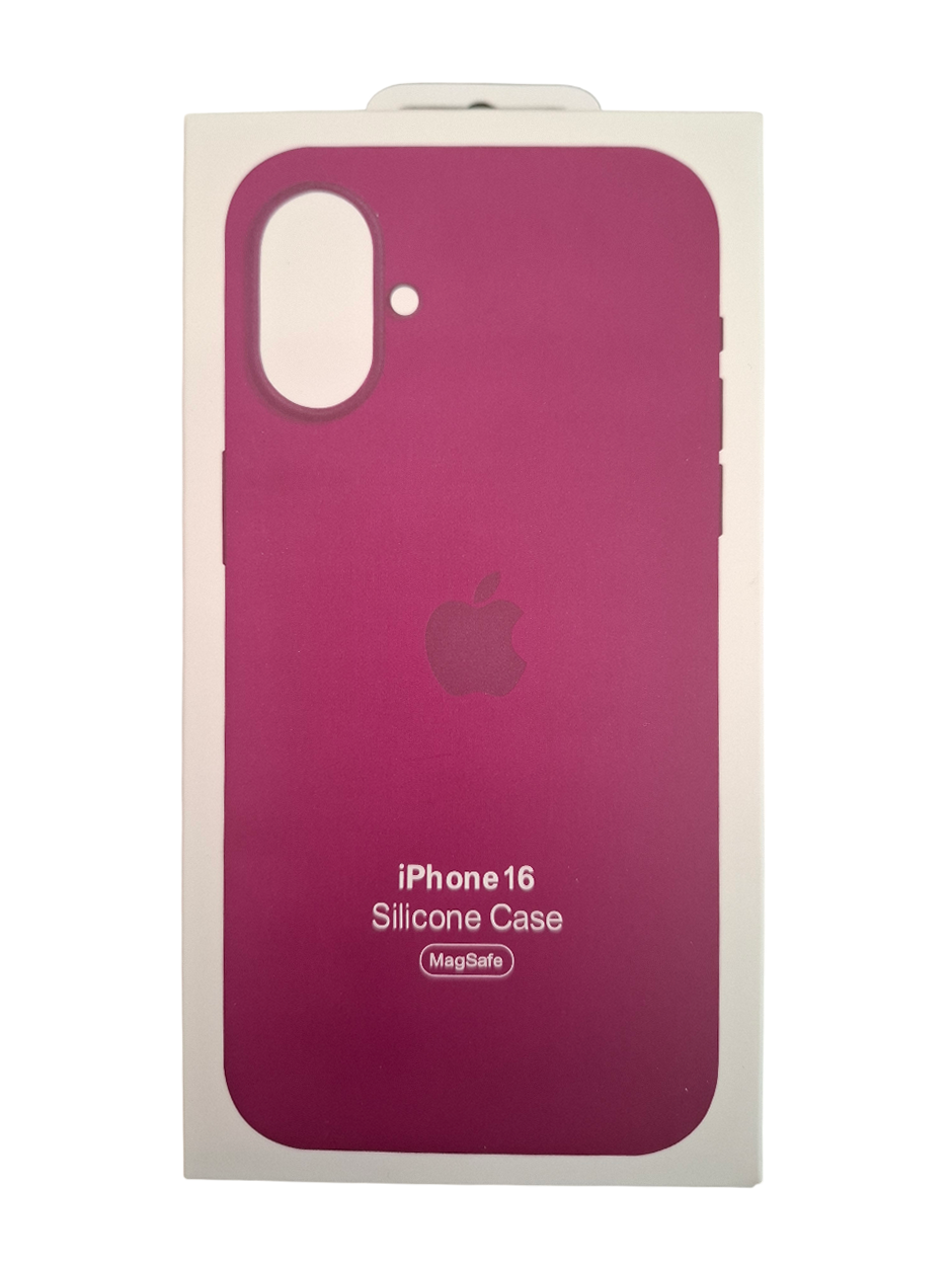 Silikonska maska za iPhone 16 (MagSafe) - ljubičasta