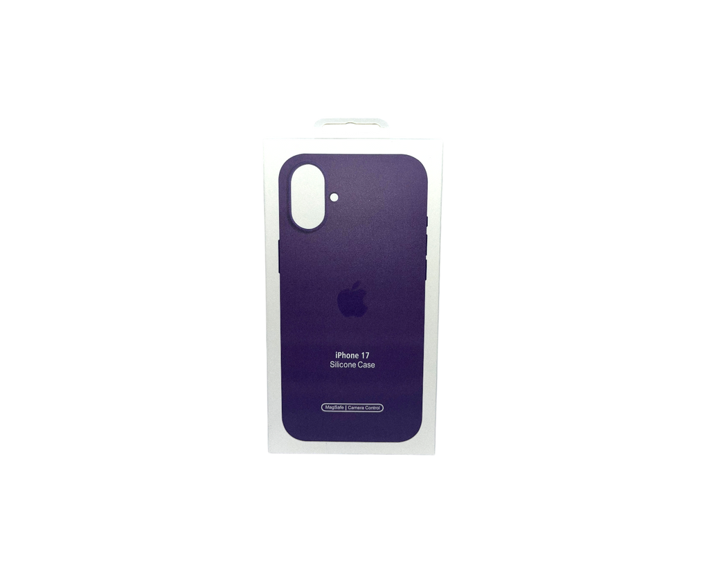 Silikonska maska za iPhone 17 (MagSafe) - ljubičasta